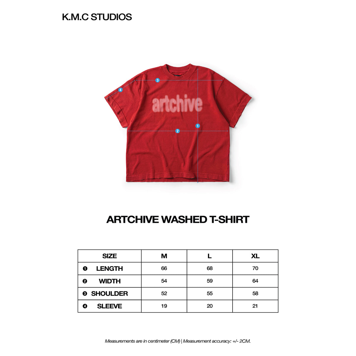 KMC WASHED ARTCHIVE T-SHIRT