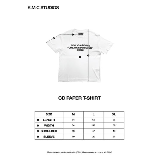 KMC CD PAPER T-SHIRT
