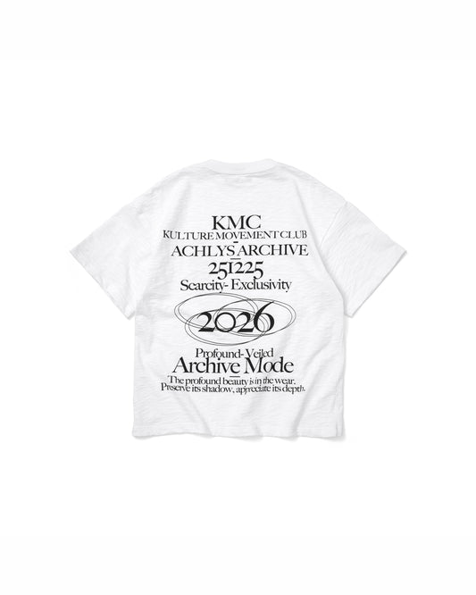 KMC White AA COLLAR T-Shirt