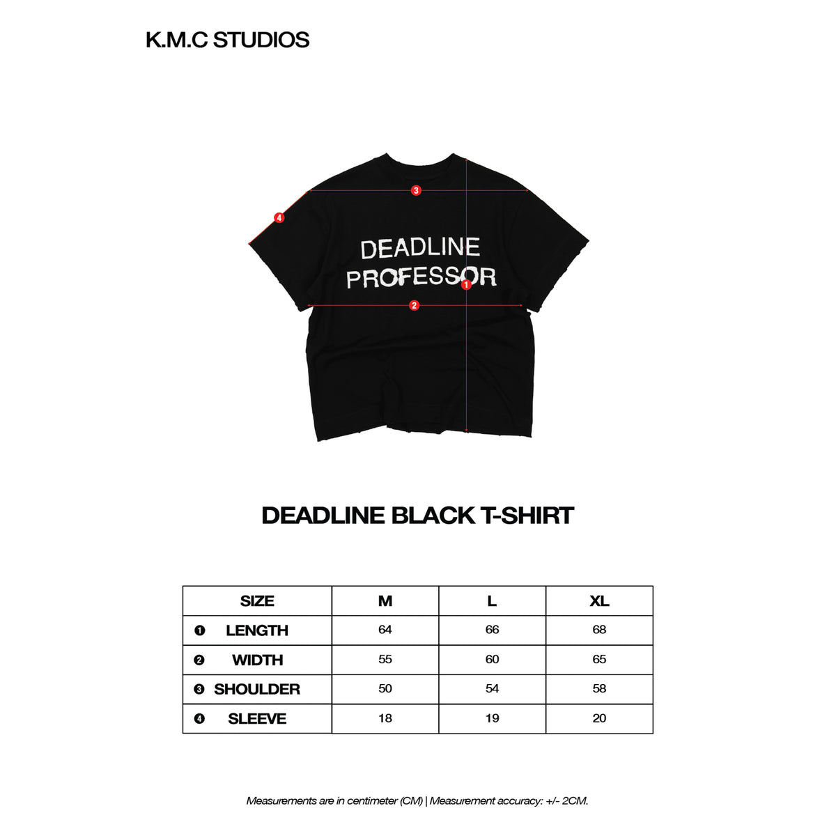 KMC DEADLINE PROFESSOR T-SHIRT