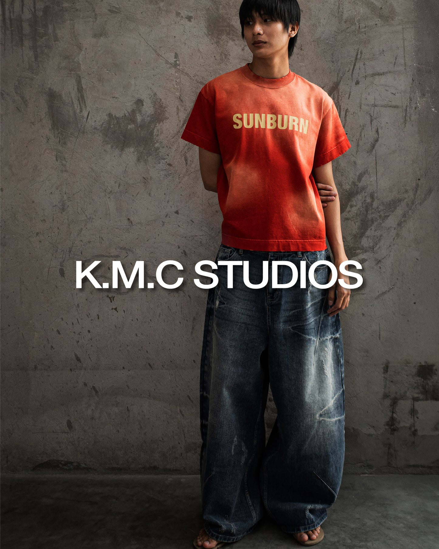 KMC SUNBURN WASHED T-SHIRT