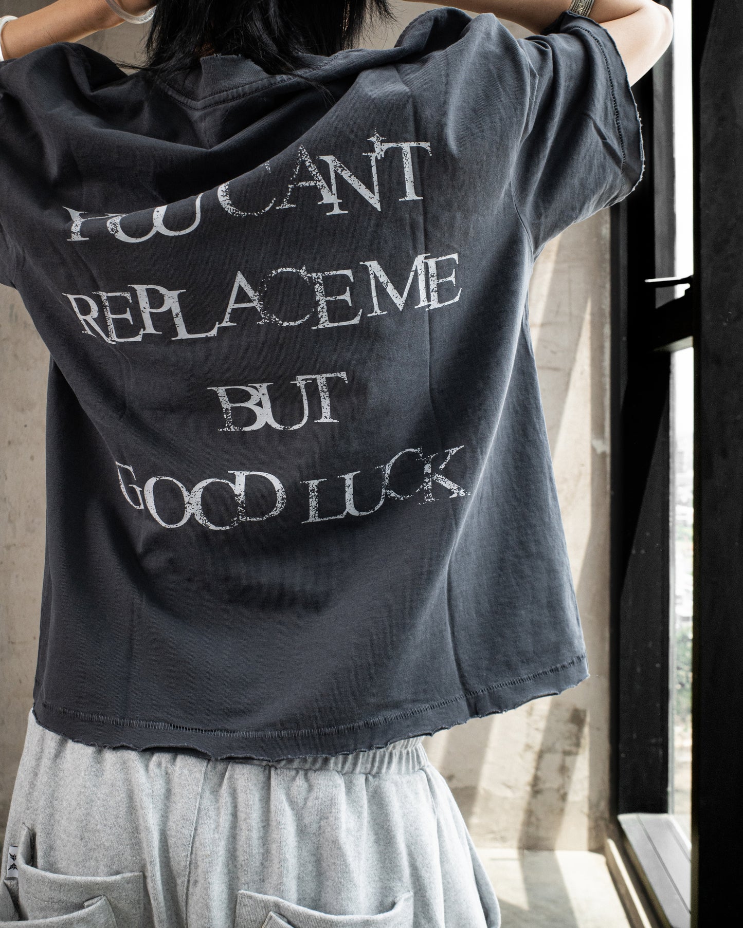 KMC WASHED GOOD LUCK T-SHIRT