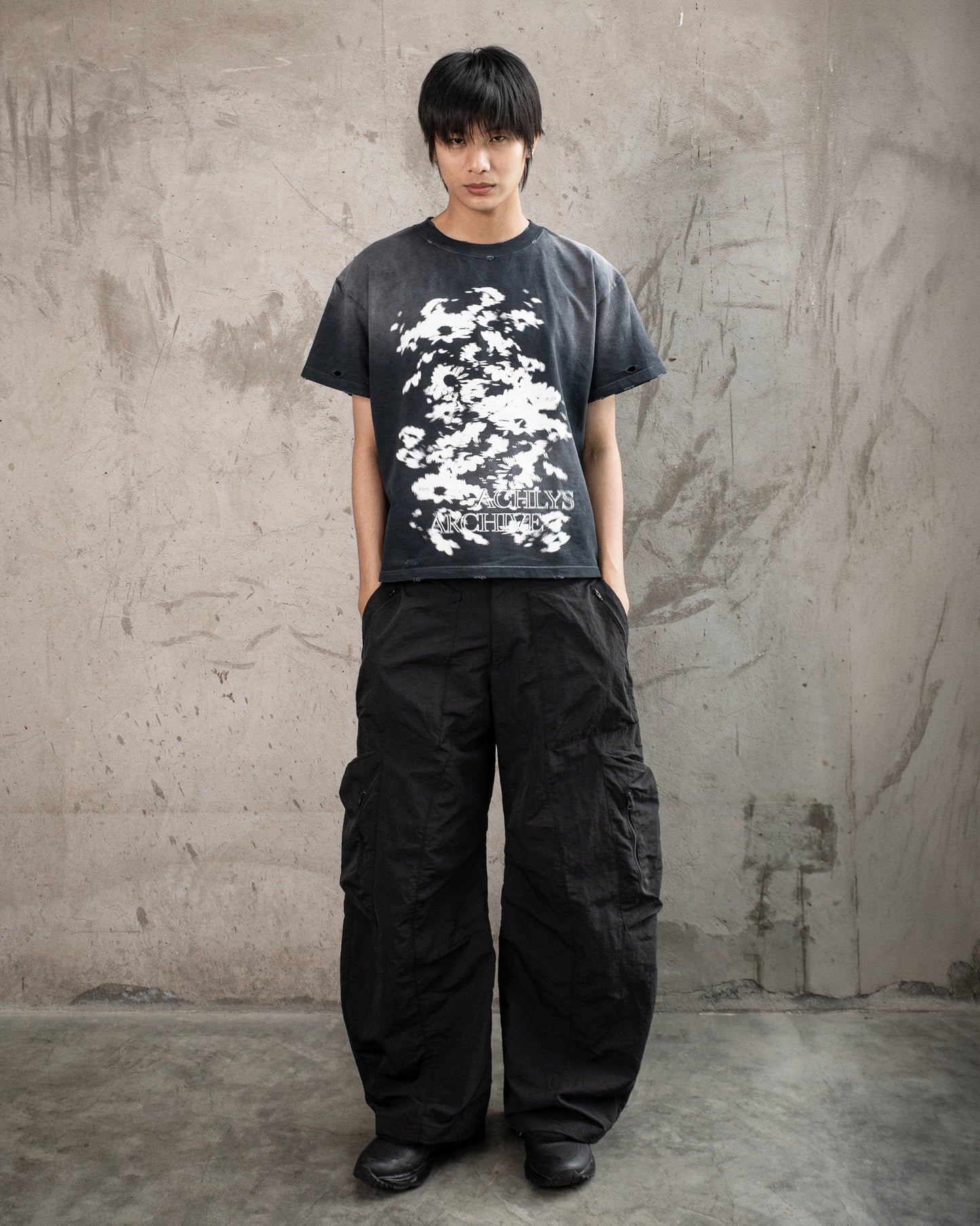 KMC WASHED FLOAD T-SHIRT
