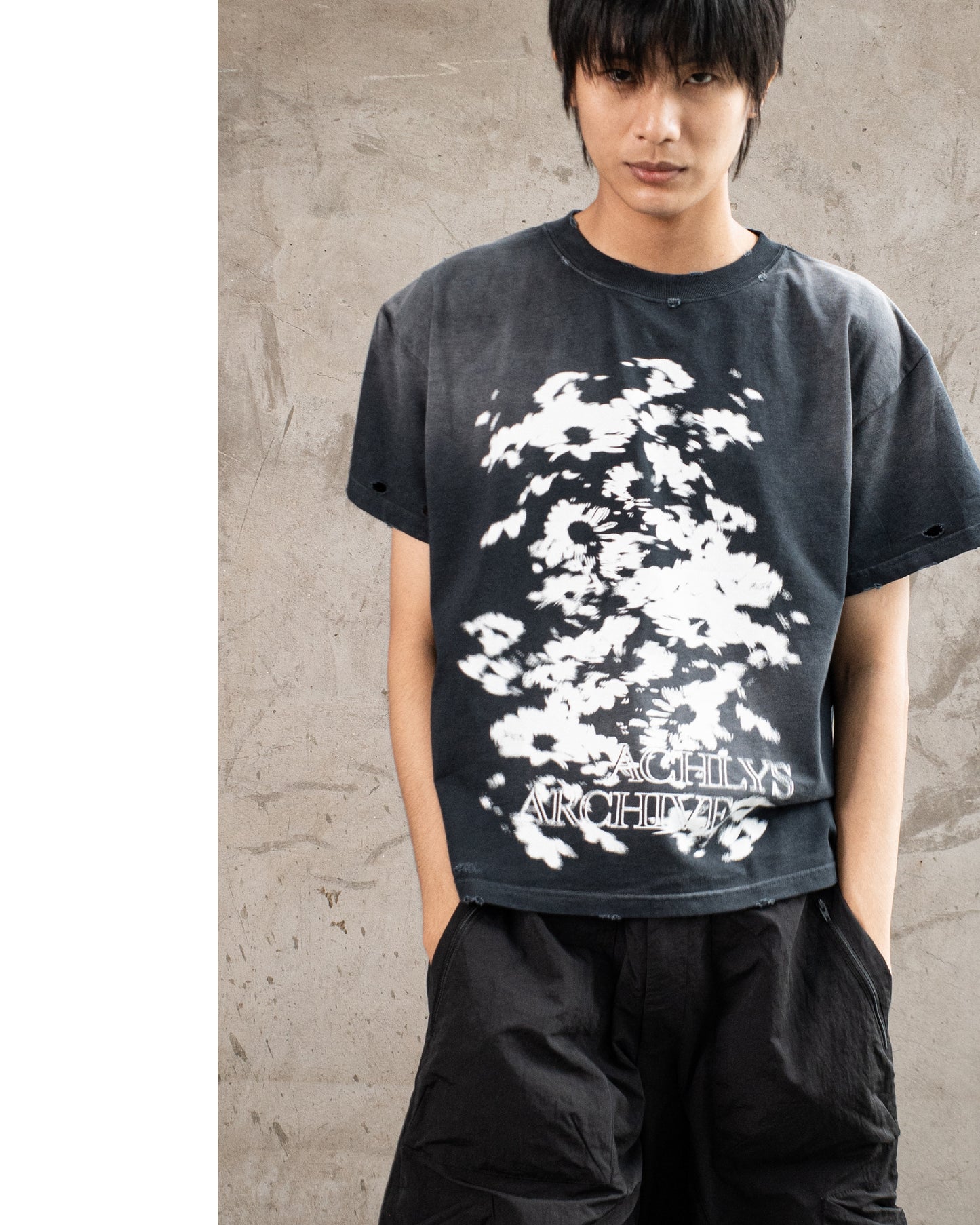 KMC WASHED FLOAD T-SHIRT
