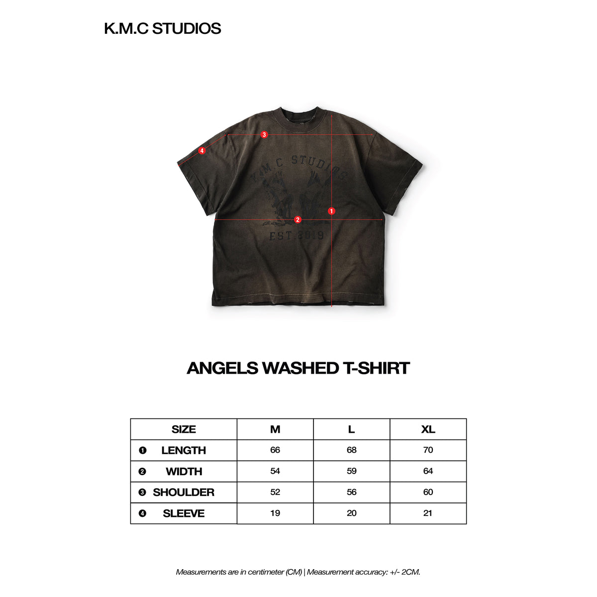 KMC WASHED ANGELS T-SHIRT