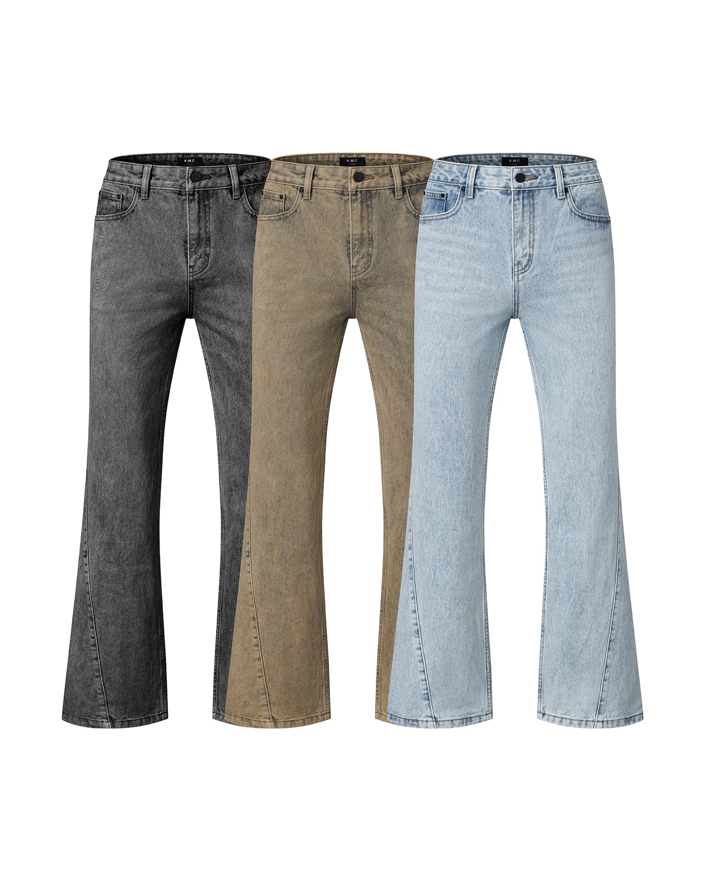KMC WASHED JEANS STRAIGHT