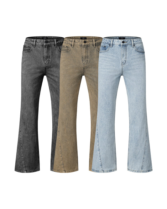 KMC WASHED JEANS STRAIGHT