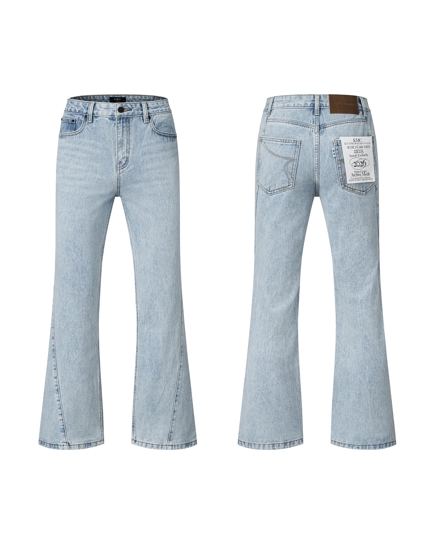 KMC WASHED JEANS STRAIGHT