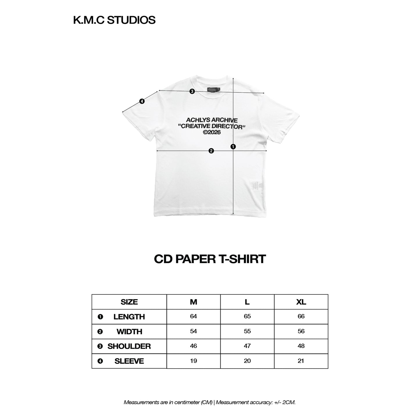 KMC CD PAPER T-SHIRT