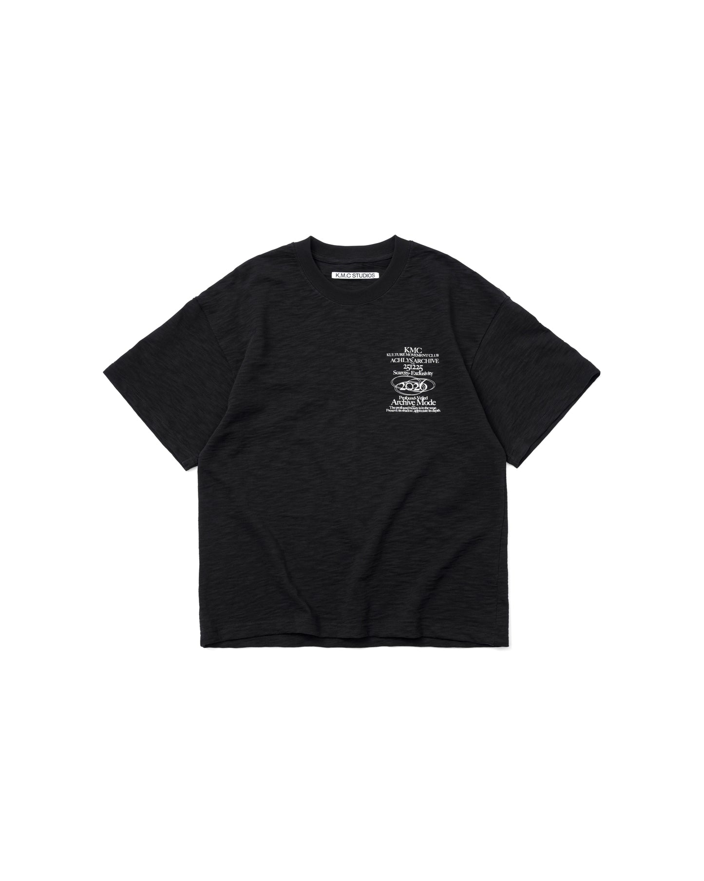 KMC BLACK AA COLLAR T-SHIRT