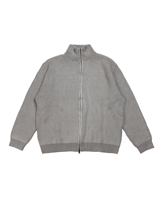 KMC CONCRETE ZIP KNIT SWEATER