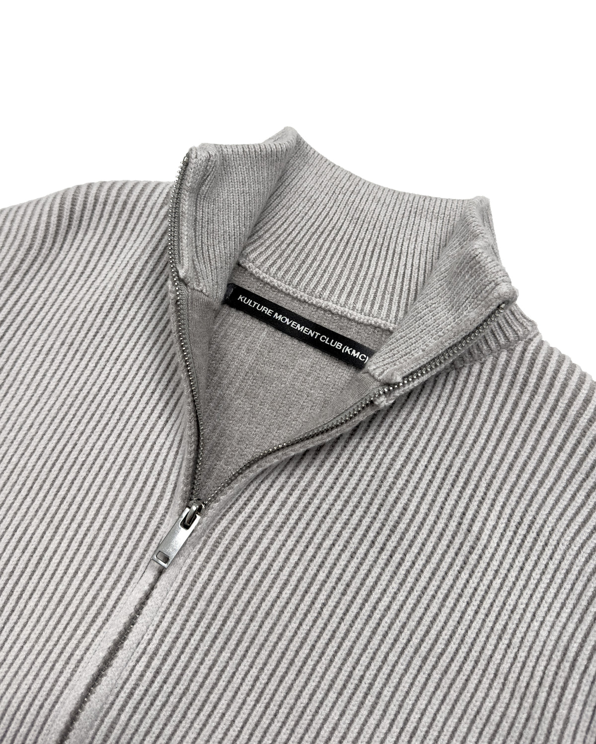 KMC CONCRETE ZIP KNIT SWEATER