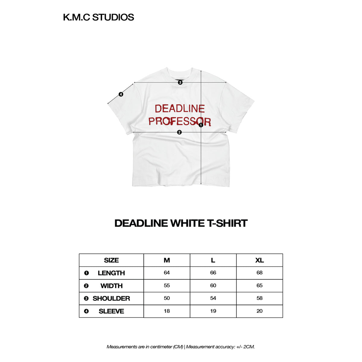 KMC DEADLINE PROFESSOR T-SHIRT