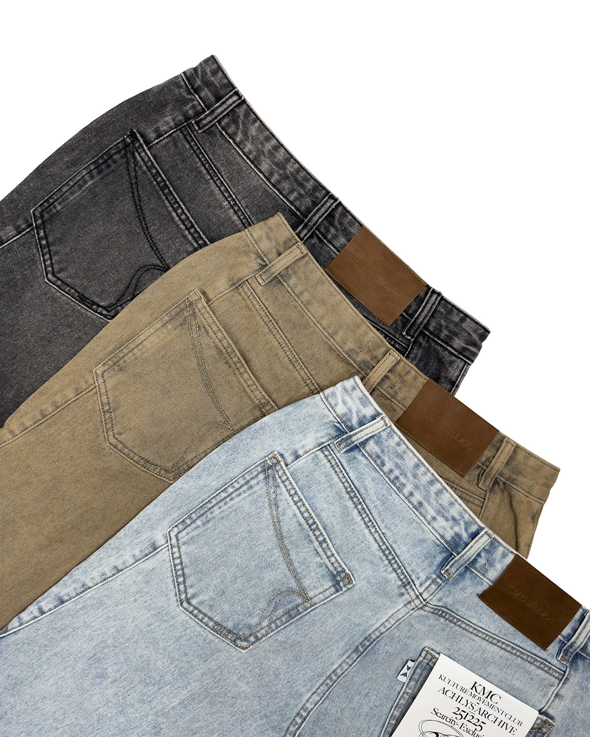 KMC WASHED JEANS STRAIGHT