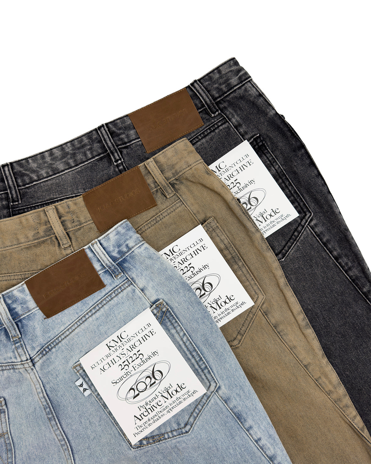 KMC WASHED JEANS STRAIGHT
