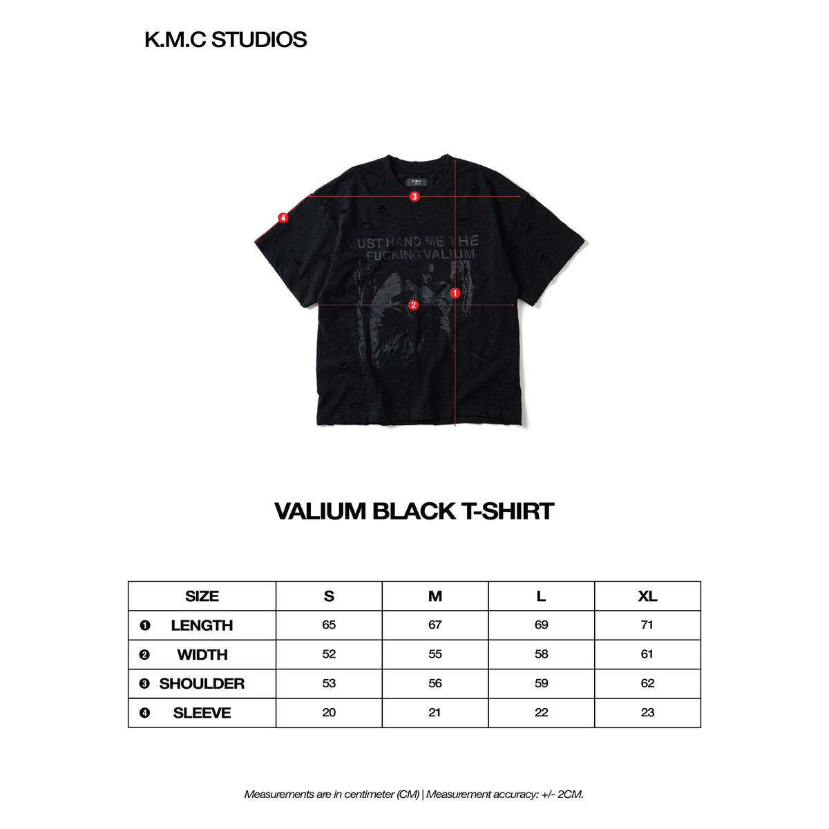 KMC VALIUM SLUB TEE
